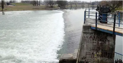  ??  ?? CROATIA: This picture shows a small hydro plant on the Korana river, in Karlovac, Croatia. — AFP