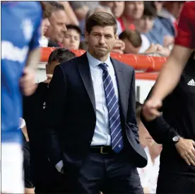  ?? Pic: SNS ?? Gers boss Stevie was left irked by refs