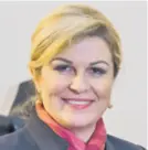  ??  ?? Kolinda Grabar Kitarović