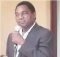  ??  ?? Mr. Hichilema