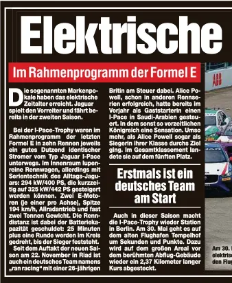  ??  ?? Am 30. Mai 2020 jagen die elektrisch­en Boliden über den Flughafen Tempelhof.