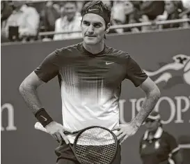  ?? Don Emmert / AFP/Getty Images ?? Roger Federer’s dream matchup with Rafael Nadal never materializ­ed.