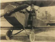  ??  ?? The “Summer Road Trip” uses Bessie Coleman, the first African American to earn a pilot’s license, as inspiratio­n to build a
paper biplane.