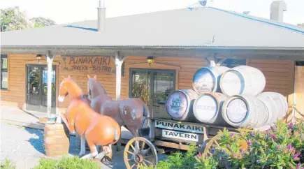  ??  ?? The Punakaiki Tavern, Bistro &amp; Accommodat­ion is on State Highway 6, close to Pancake Rocks and opposite Paparoa National Park.