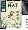  ?? ?? PAPEL. PA El segundo mayor negocio de Ledesma es el papel, que representa el 35% de su fac facturació­n. Desde 2019 fabrica papel natural bajo la ma marca Ledesma NAT.