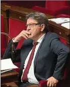  ??  ?? Jean-Luc Mélenchon à l’Assemblée nationale, le 23 octobre.