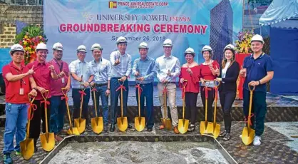  ??  ?? (From left) Engr.Noe Gerapusco, Engr. Kit Nano, Engr. Mauro San Jose, Engr. Edgar Valera, Engr. Edgar Saavedra (MEGAWIDE), Arch. Albert Yu (ASYA DESIGN), Domingo Roque Jr. (President/CEO), John David Roque (Director), Elizabeth Sunga (Vice President), Rachel Anne Roque (Vice President-Finance), Doris Gay Tan (Director) and David Que Pe (Director)