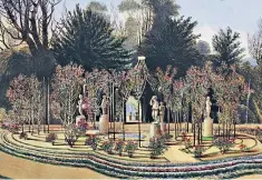  ??  ?? Nuneham Park is said to be behind the Queen of Hearts’ garden in Alice in Wonderland