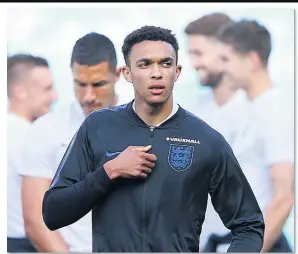  ??  ?? BOUNCING BACK Alexander-Arnold says he will learn from the despair he felt in Kiev
