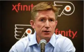  ?? SUBMITTED PHOTO — ZACK HILL ?? Dave Hakstol has been given the green light to carry on into his fourth season as the Flyers’ coach.