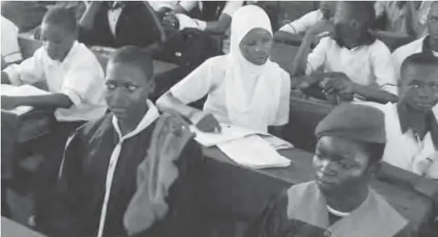  ??  ?? Osun students now appear in school ‘uniforms’ in conformity with their religions