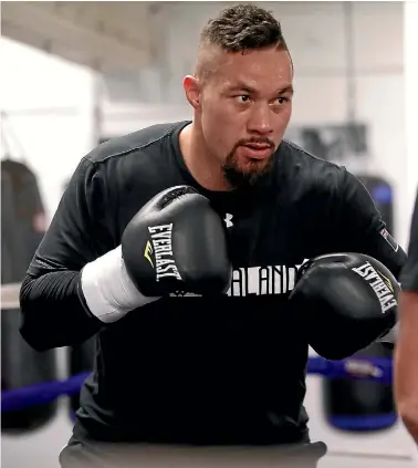  ?? GETTY IMAGES ?? Joseph Parker has been training strongly in Las Vegas after shaking off shoulder and elbow issues.