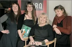  ?? PHOTO AGENCE QMI, JOCELYN MALETTE ?? √ Marquise Lepage, Anna Lupien, Francine Desbiens et Isabelle Hayeur des Réalisatri­ces équitables, ont lancé leur étude hier lors d’un point de presse.