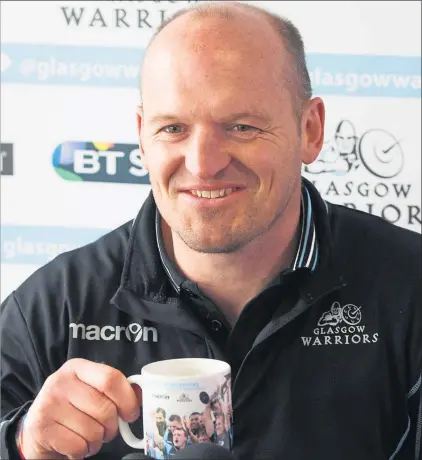  ?? Picture: SNS ?? SHRUGGED OFF: Warriors coach Gregor Townsend said his link to Harlequins is ‘a complete non-story’.