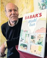  ?? NATHAN DENETTE THE CANADIAN PRESS
FILE PHOTO ?? “Babar” author Laurent de Brunhoff celebrates 75 years of the book in 2006 at Mabel’s Fables bookstore in Toronto.