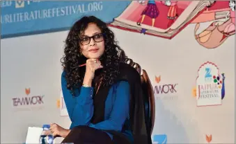  ??  ?? Nandana Sen at this year’s edition of the Jaipur Literature Festival.