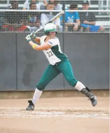  ?? Bob Solorio / Sacramento State Athletics ?? Alyssa Nakken was a first baseman and captain at Sacramento State (200912). She will be one of 13 coaches for the Giants.