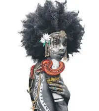  ?? ADEYEMI ADEGBESAN ?? Yung Yemi creates powerful Afrofuturi­stic portraits.