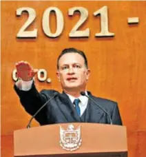  ?? CORTESÍA CONGRESO DE QUERÉTARO ?? Mauricio Kuri asumió el gobierno de Querétaro