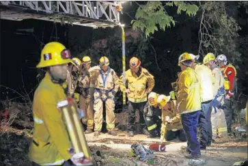  ?? Francine Orr Los Angeles Times ?? THE ACCIDENT triggered a major search with crews using remote video cameras and “Batman-like” tools.