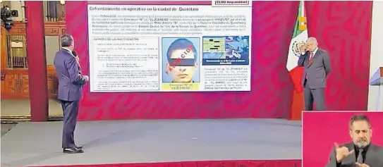  ?? CAPTURA DE PANTALLA CONFERENCI­A MAÑANERA ?? Se dio a conocer en la Mañanera en la Ciudad de México.