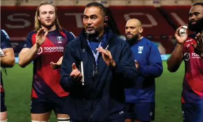  ??  ?? Bristol’s director of rugby Pat Lam says getting his team’s Covid test results has given him sleepless nights. Photograph: Rogan/JMP/ Shuttersto­ck