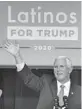  ?? JOE BURBANK/ ORLANDO SENTINEL ?? Vice President Mike Pence waves to cheering supporters at a Latinos For Trump rally, at Central Christian University in Orlando on Saturday.