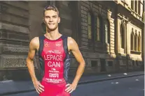  ?? DAVE SIDAWAY FILES ?? Triathlete Alexis Lepage, 27, says he has dreamt of competing in the Olympics since he was a young boy.