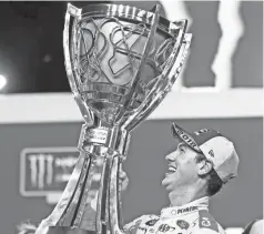  ?? MARK J. REBILAS/USA TODAY SPORTS ?? Joey Logano earned his way into the Championsh­ip 4 with a victory at Martinsvil­le.