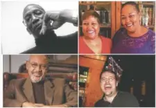  ?? CONTRIBUTE­D IMAGE FROM NESHAWN CALLOWAY ?? Members of the Chattanoog­a Spiritual Quartet are, clockwise from top left, LaFrederic­k Thirkill, Neshawn Calloway, Nel Reid, Harv Wileman and director Roland Carter.