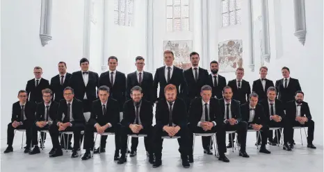  ?? FOTO: SONAT VOX ?? Am Samstag, 8. Dezember, um 17 Uhr kommt das A-cappella-Ensemble Sonat Vox in die Nördlinger Sankt-Georgskirc­he.