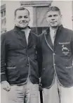  ?? ?? BROTHERS Boy (on the left) and Fanie Louw were the starting props when the Boks crushed the All Blacks at Eden Park in 1937