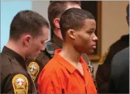  ?? BY MARTIN SMITH-RODDEN ?? In this 2003 photo, Lee Boyd Malvo listens to court proceeding­s during the trial of fellow sniper suspect John Allen Muhammad in Virginia Beach, Va.