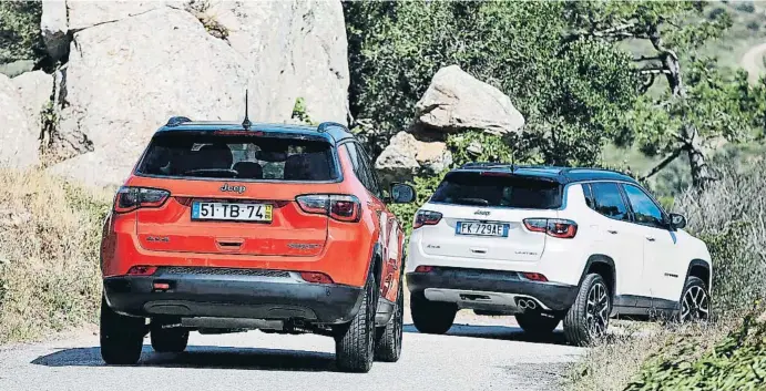  ??  ?? El SUV de Jeep ofrece más de 70 funciones de seguridad, incluyendo de serie el aviso de colisión frontal