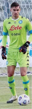  ?? MOSCA ?? Il portiere Alex Meret, 23 anni