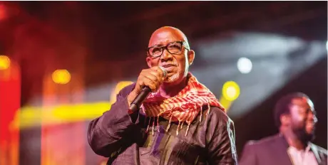  ?? Picture: MEX ?? OPENING DOORS: Jazz maestro Sipho ‘Hotstix’ Mabuse is making a call to all musicians in South Africa to attend Music Exchange 2018 in Cape Town on September 1 and 2.