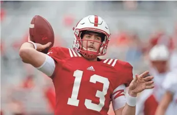  ??  ?? NATI HARNIK, AP Lee transferre­d to Nebraska, sat out last season and is set to be the Cornhusker­s starter.