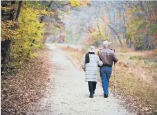  ?? ?? “Walking in nature improves our health and happiness.”