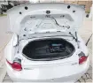  ??  ?? Pack lightly in the MX-5: The trunk only has room for 127 litres of cargo.