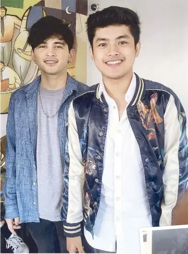  ??  ?? Asian Artists Agency, Inc. talents Miko Juarez and Gab Umali, known simply as Miko&Gab, are gaining attention from music fans with their debut single Hugot. The singing duo is set to perform in Rise 2 Shine Benefit Concert on Nov. 3 at the Smart...