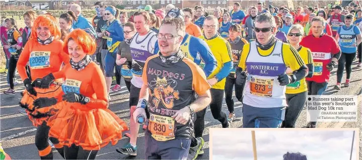  ?? GRAHAM MORETON of Tarleton Photograph­y ?? Runners taking part in this year’s Southport Mad Dog 10k run