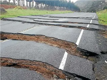  ?? BRIDGETTE SLADE ?? Damage to infrastruc­ture like roads and rail has a significan­t impact, especially in more isolated areas of the country.
