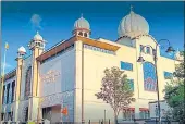  ??  ?? Gurdwara Sri Guru Singh Sabha is located on Havelock Road that will be now named after first Sikh guru.