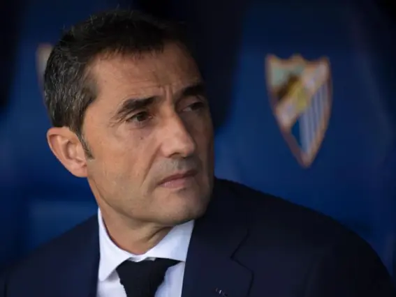  ??  ?? Ernesto Valverde is the favoured candidate among senior Barca figures (Getty)