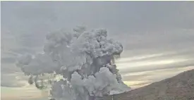  ?? FOTO: OVSICORI. ?? La erupción se vio desde varias partes.