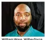  ??  ?? William Ware, Wilberforc­e golf coach