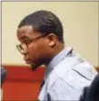  ?? TRENTONIAN FILE PHOTO ?? Zaire Jackson listens to testimony in Mercer County Superior Court.