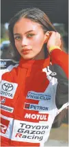  ??  ?? “I fell in love with racing ever since I was a kid, and I haven’t stopped training in preparatio­n for this moment. Now that it’s becoming a reality, I will continue to work hard towards being selected for the Ferrari Driving Academy race scholarshi­p,” says Bianca Bustamante.