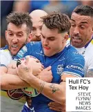  ?? STEVE FLYNN/ NEWS IMAGES ?? Hull FC’S Tex Hoy