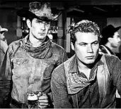  ?? NBC ?? Robert Fuller, left, and John Smith starred on the Western drama “Laramie,” which aired on NBC from 1959-63.